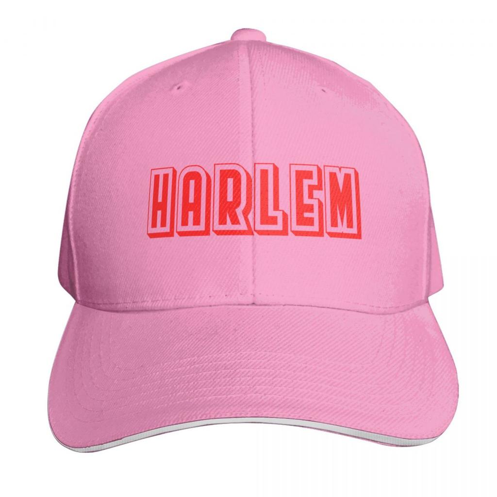 Harlem Text With Border Baseball Cap Rave Thermal Visor luxury caps Christmas Hat Unisexs Tennis Womens