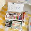 Cute Desktop Storage Box Plastic Drawer Pen Holder Student Cosmetic Storage Box Home Organizer Container