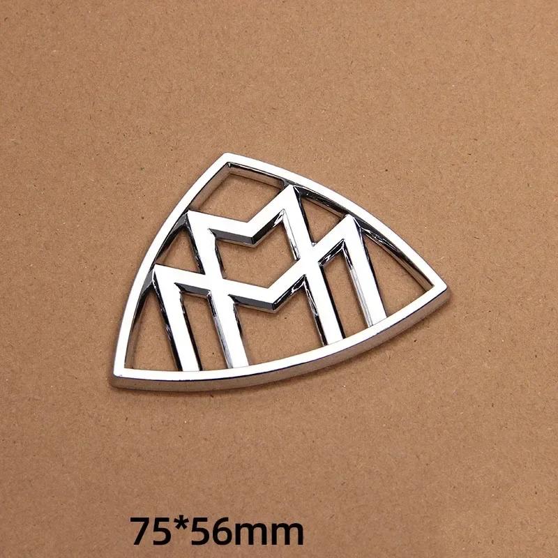 

ABS Car Emblem for Mercedes Benz Maybach S400 S500 S600 C-pillar Side Rear Triangle Trunk Badge Logo Sticker Chrome Glossy Black Maybach badge 1pc