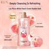 White Peach Scent Bubble Shower Gel