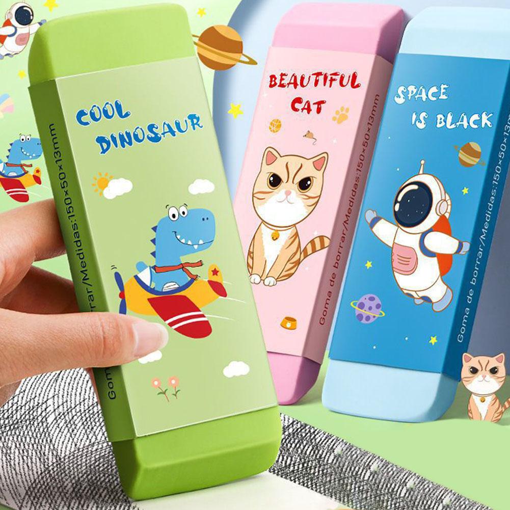 Cute Giant Eraser Soft Double Head Super Large Cute Eraser Students Pencil Eraser for Sketch Writing Kawaii Stationery Gift