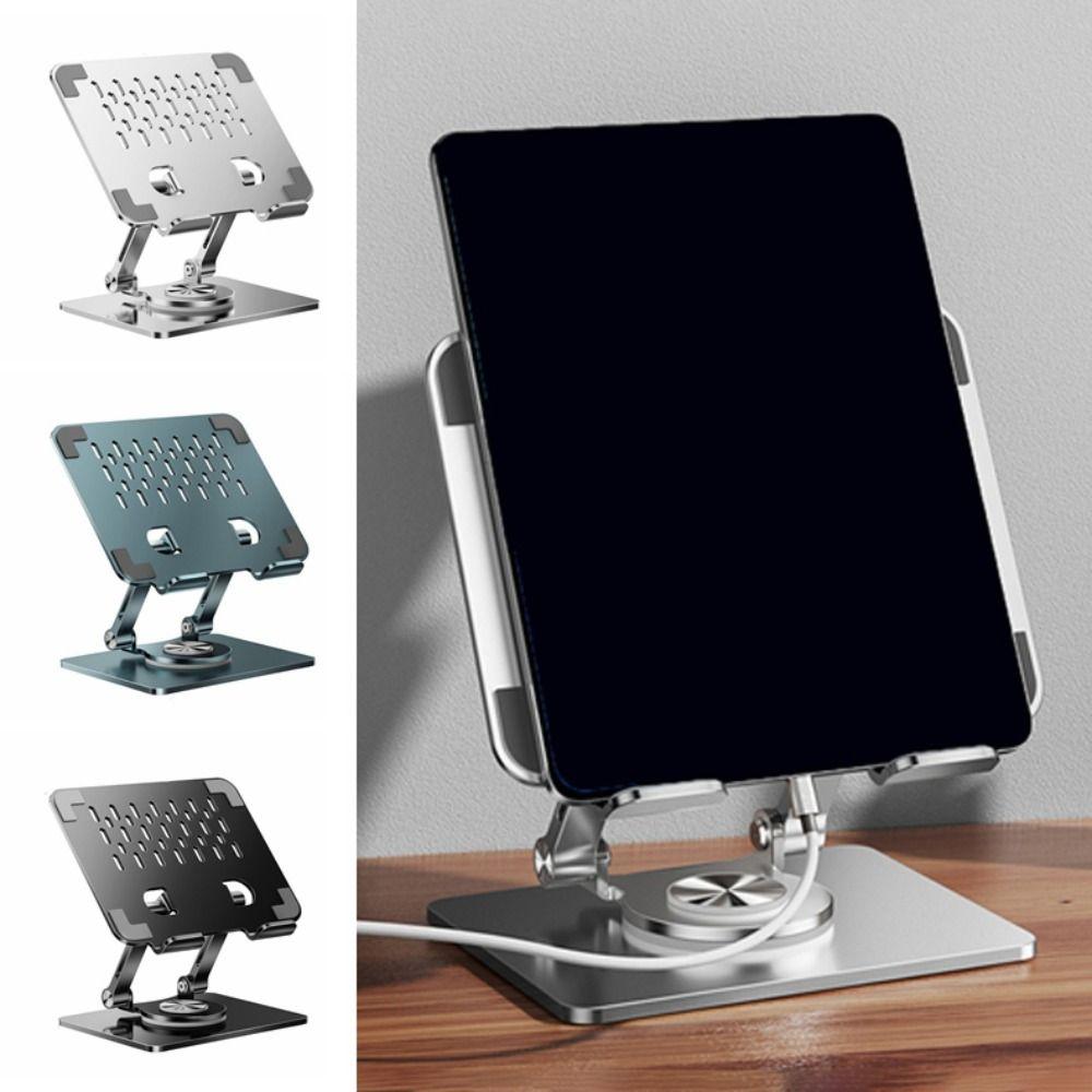 Heat Dissipation Rotatable Tablet Stand 360° Rotation Tablet Phone Metal Bracket  Tablet