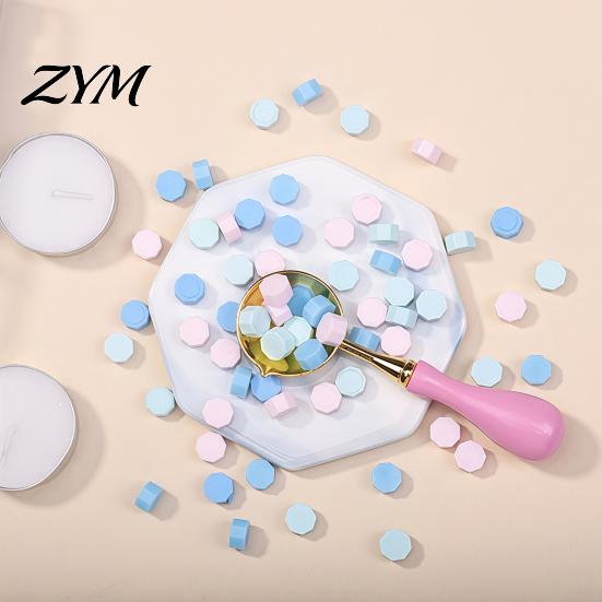 DIY Crafting Accessories Wax Seal Kit, with Sealing Beads Spoon And Candles, Decorative Seals Stamp for Wedding Invitations Envelopes