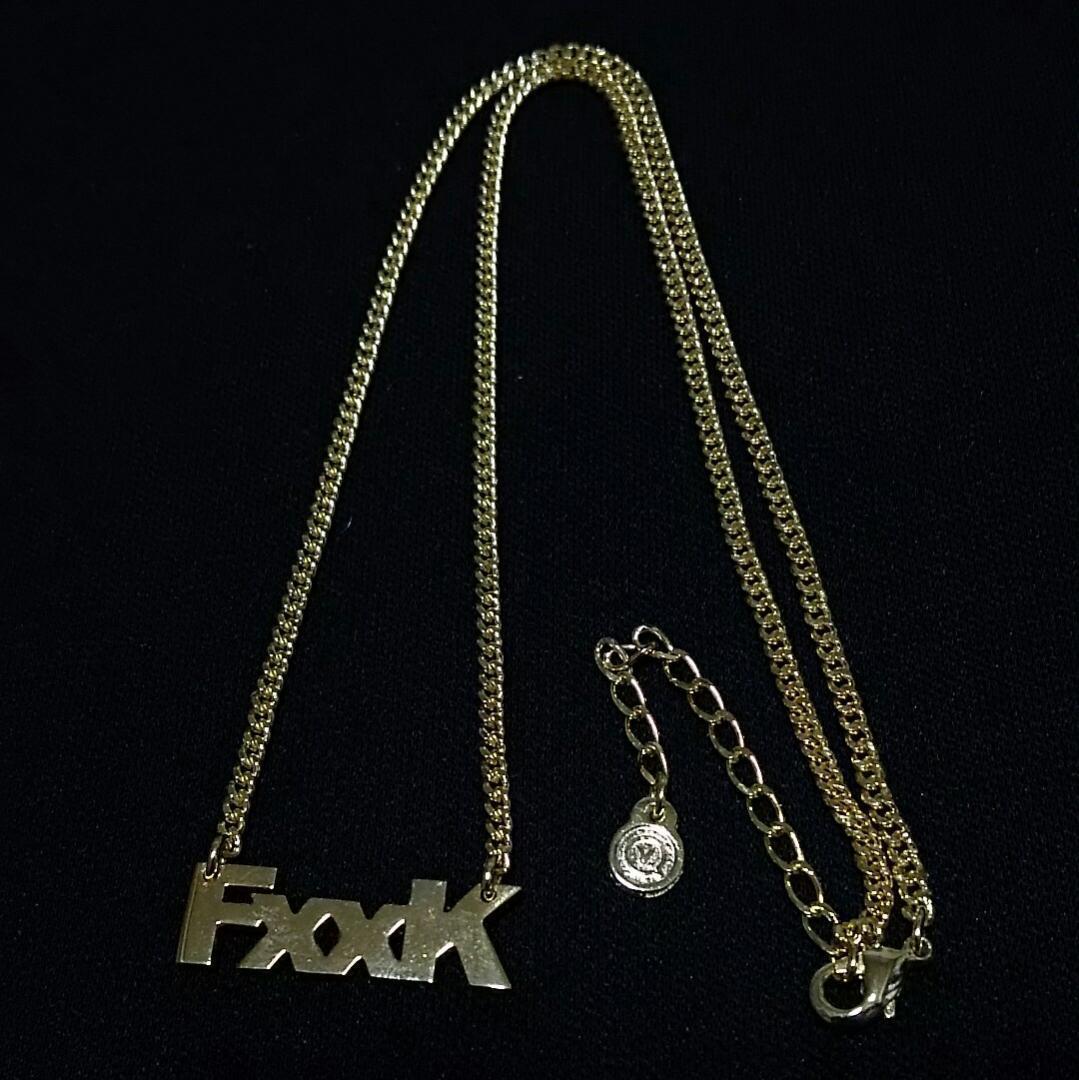 

[USED] Vanquish/FxxK necklace for y2k, achieve, host, and k-pop