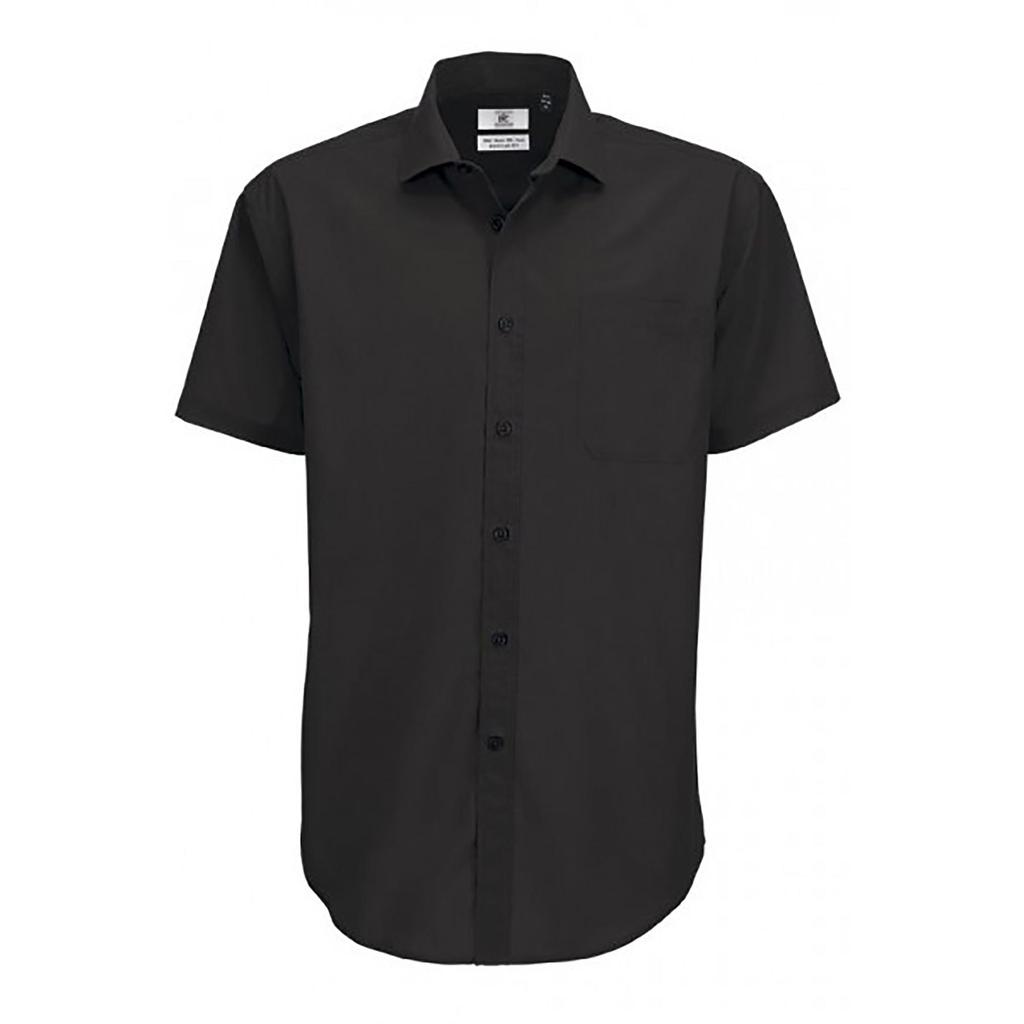 B&C Mens Smart Short Sleeve Shirt / Mens Shirts