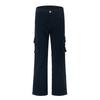 High Street American Black Micro-pants Men's Casual Wear High Flared Pants.