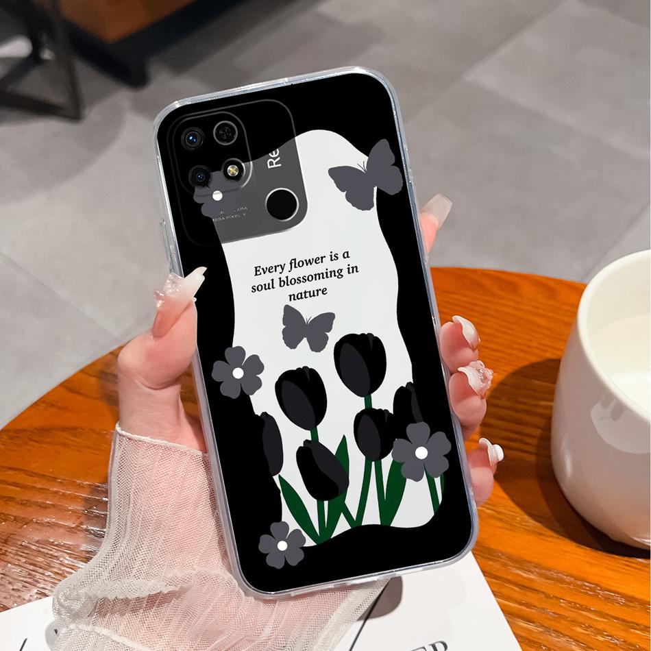 Covers For Redmi 10C Case Stylish Fun Soft Transparent Slim Silicone Anti Drop Phone Shell For Xiaomi Redmi 10 C Bumper Fundas