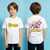 Snorks Cartoon Graphic Printed TShirt Boys and Girls Casual T-shirt Kids Summer Polyester Short Sleeve Daily Life Children Shirt