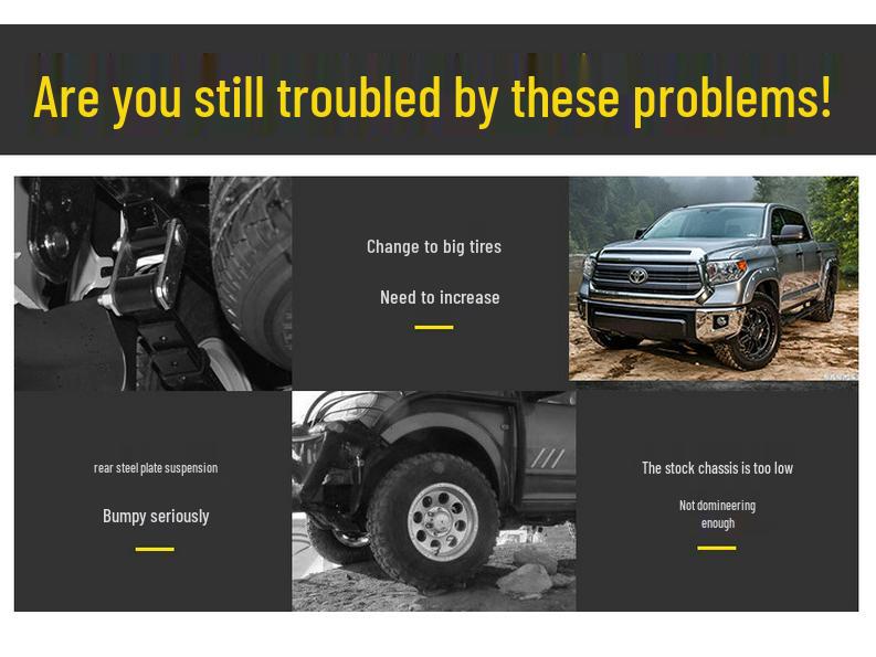 Mitsubishi L200 TRITON 2" Lift Kit with Folding Tow Hook and Front Lift Pad.