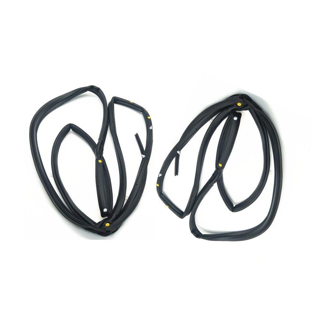 New LH & RH Front Door Molding Seal Weatherstrip for 2006-2011 Honda Civic Sedan