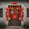 Complete Chinese New Year Decoration Bundles For 2026 Horse Year Includes Couplets And Lucky Characters Festival Home Decors