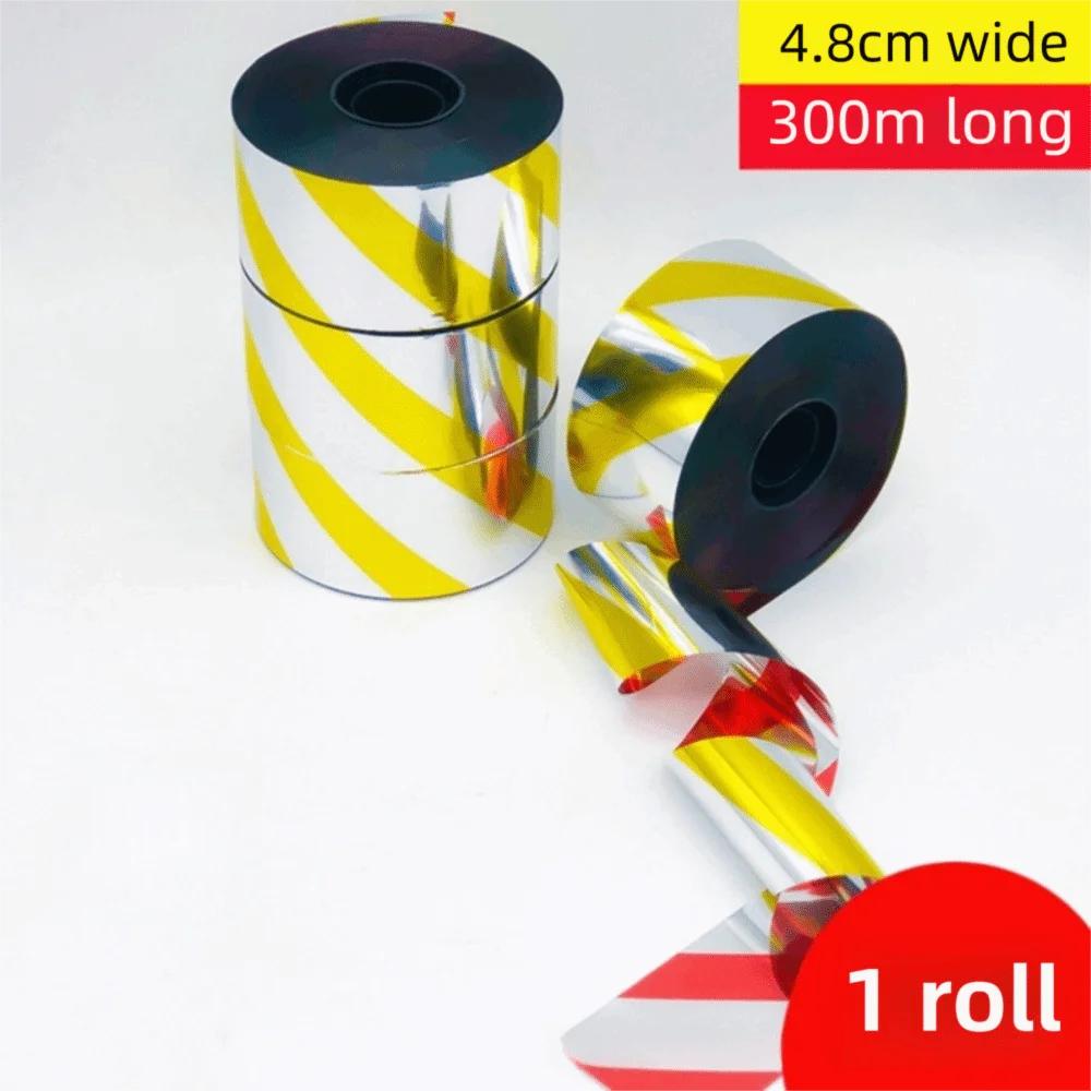 Durable 50M/100M/300M Double-sided Reflective Bird Repellent Ribbon Multipurpose Adhesive-free Anti Bird Tape Flashing Hanging