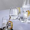 2pcs Coffee Mugs Glass Cup Sets Drinkware Luxury Wedding Gifts Wine Glasses Drinks Glassware Cup for Coffee Tea Juice Water Cups