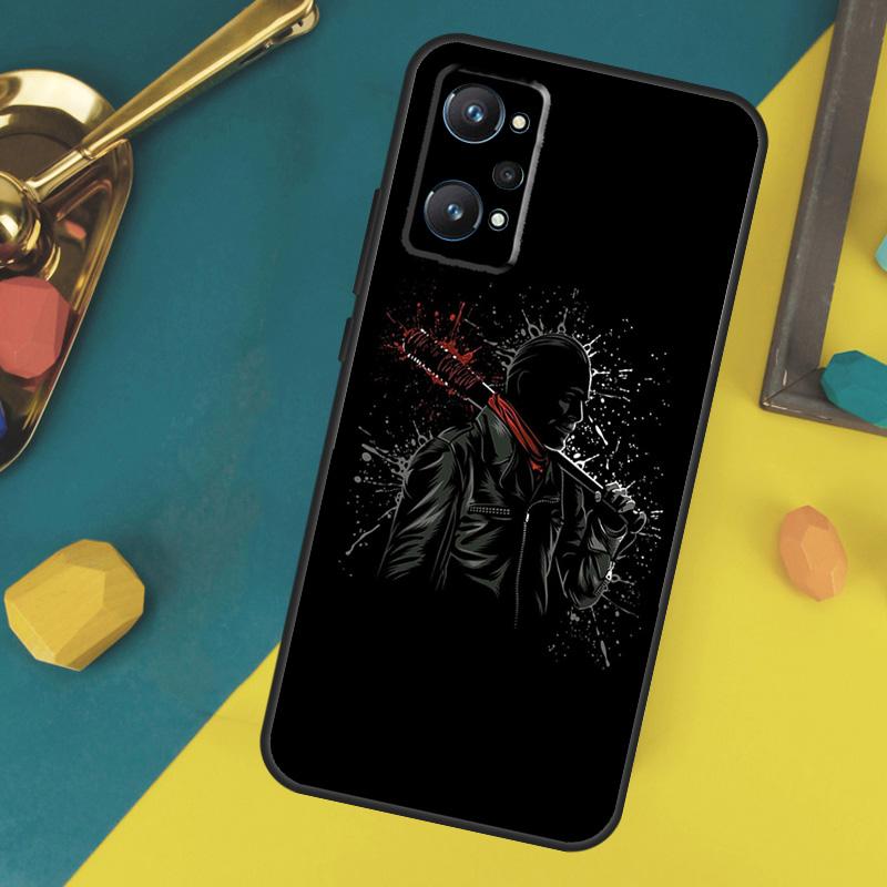 The Walking Dead Negan Case For Realme C67 C75 C61 C55 C53 C51 C21Y C25S 10 11 12 13 14 Pro Plus GT 6T 6 5 GT7 Pro