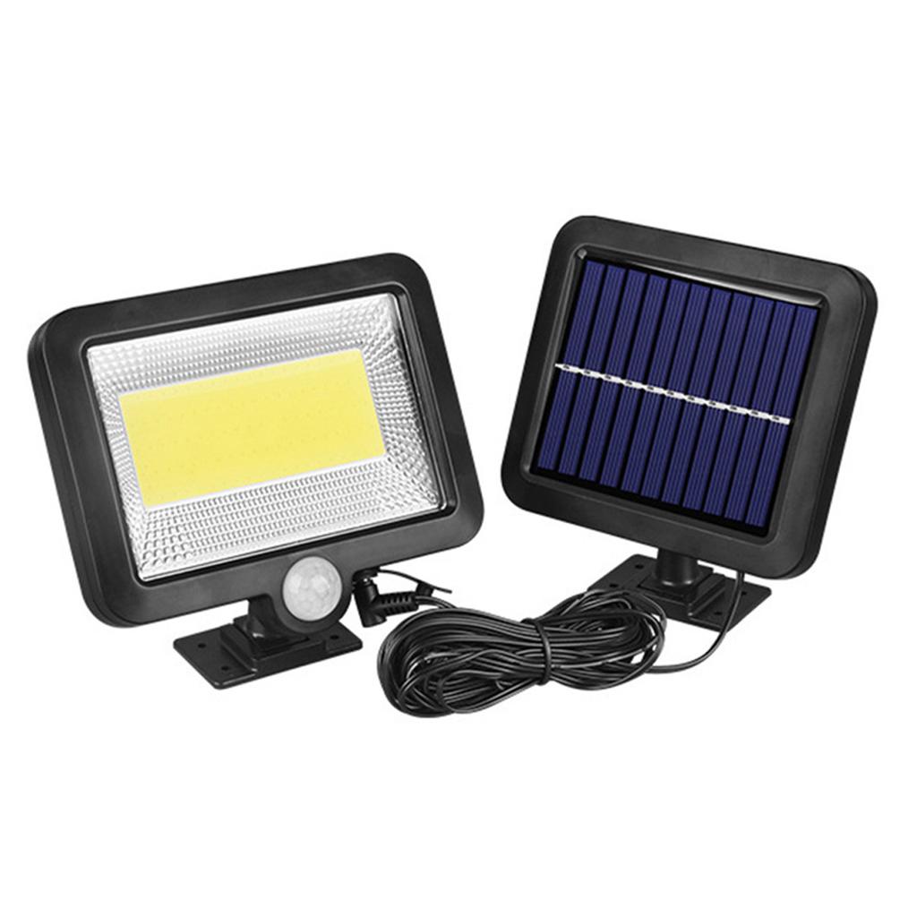 100COB Solar Energy Wall Mounted Night Lamp Motion Light Sensor Outdoor Waterproof Garden Security Light