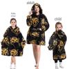 2023 Hooded Oversized Flannel Blanket Clothing for Men & Women – Extended Length for Warmth