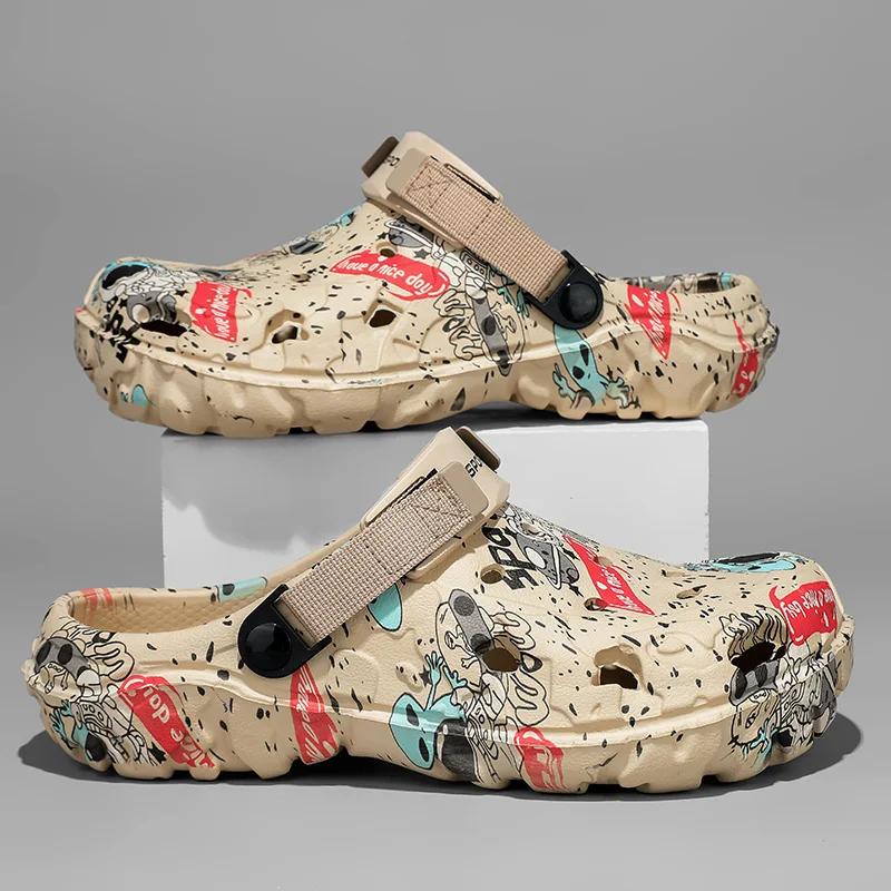 Men's Summer Clogs Sandals Eva Slippers Men Fashion Flat Sandals Men Women Leisure Slides Men Casual Shoes