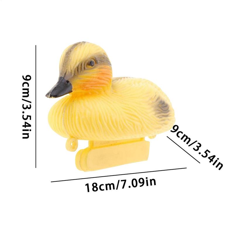 5Pack Floating Duck Fish Pond Ornament Plastic Duck-lings Decoy Mallard For Garden Yard Lawn Decor Realistic Duck Decor