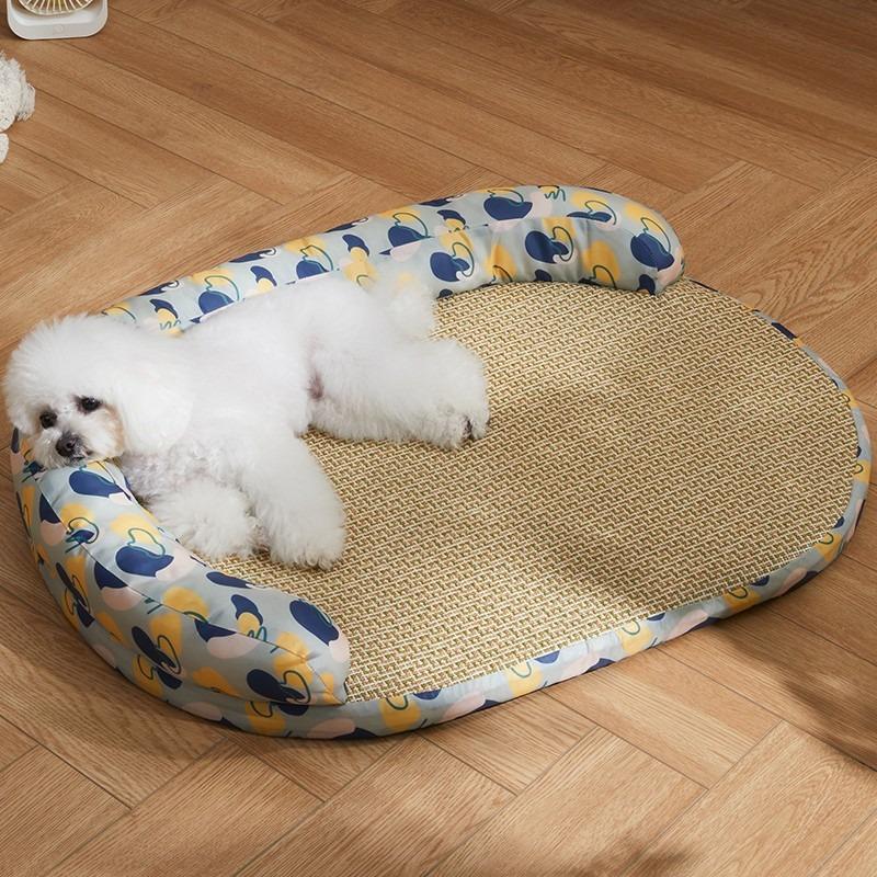 Kennel Four Seasons Universal Removable and Washable Sofa Bed Summer Cool Mat Medium and Large Dogs Sleeping Cat Nest Supplies