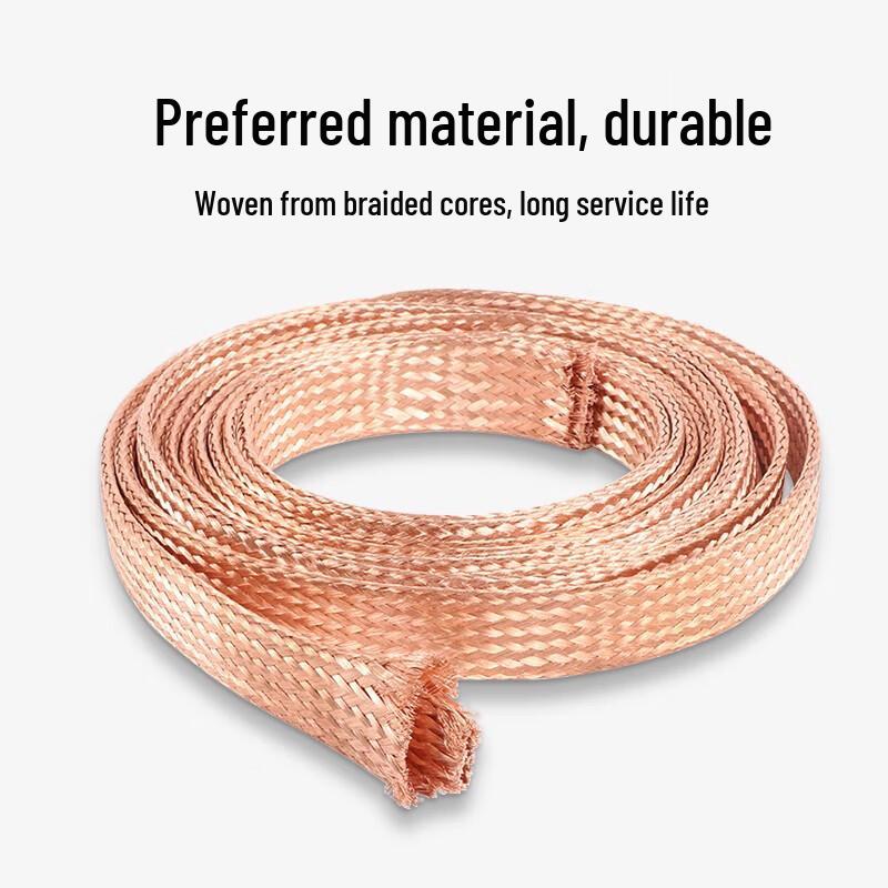 Pletený měděný zemnící vodič