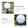 Fence Lampshade Replacement Globe Shades Decor Acrylic Light Covers Household Home Fixture Globes Lightbulb Ball Shaped Desk