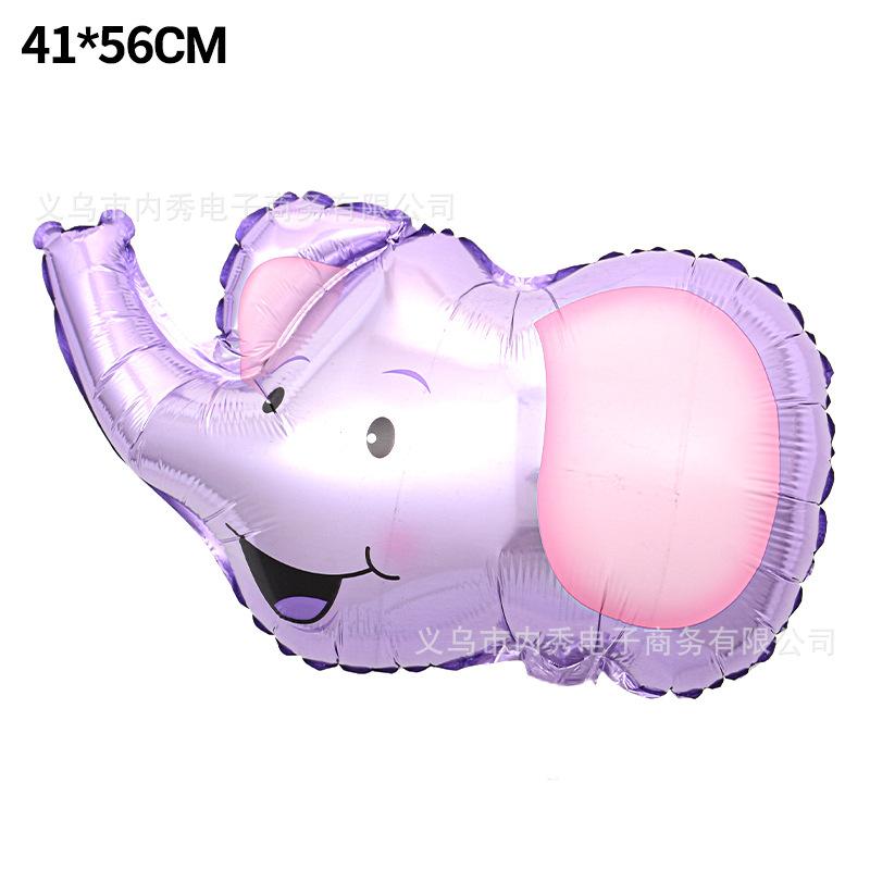 Animal Head Aluminum Film Balloon Birthday Party Decoration Arrangement Medium Lion Head Tiger Monkey Head Balloon