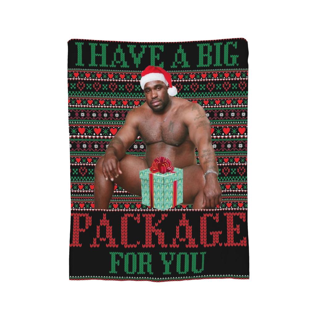 Funny Barry Wood Meme Christmas Throw Blanket for Couch Soft Cozy Plush Blanket 50x60 Inches Multiple Sizes Bedspread