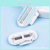 Triple Blade Women's Razor Manual Shaver Efficient Hair Removal Pink Blue Handle