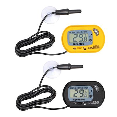 Aquarium LCD Digital Aquarium Thermometer Temperatur Wasserzähler Aquarium Temperatur Detektor Fisch Alarm Heimtierbedarf Werkzeug Aquatische
