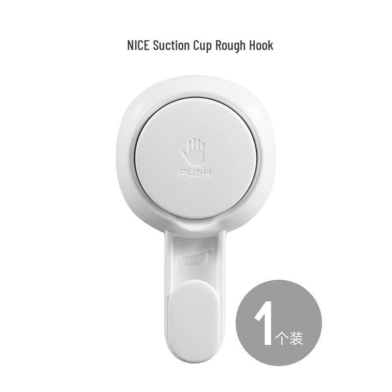 Trace-Free Strong Suction Cup Hook for Bathroom, Kitchen, and Door