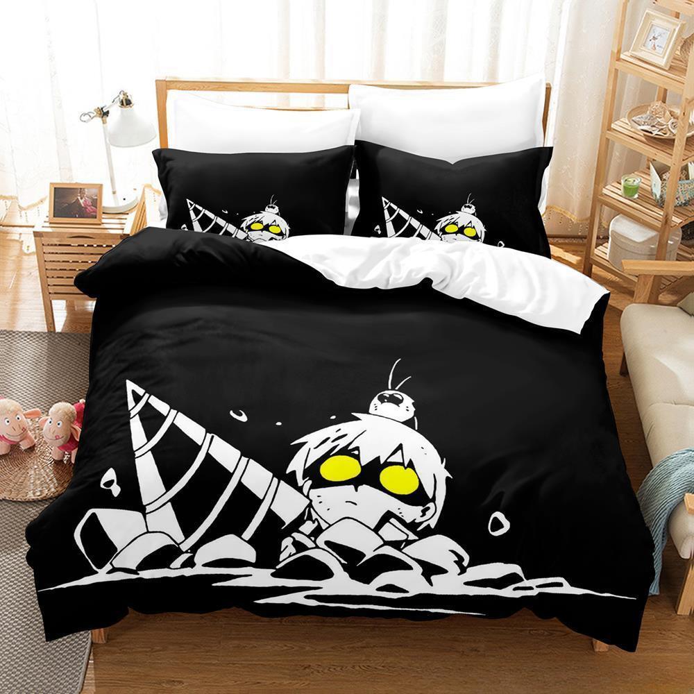Tengen Toppa Gurren Lagann Bedding Set Single Twin Full Queen King Size Bed Set Adult Kid Bedroom Duvetcover Sets 3D Print Anime