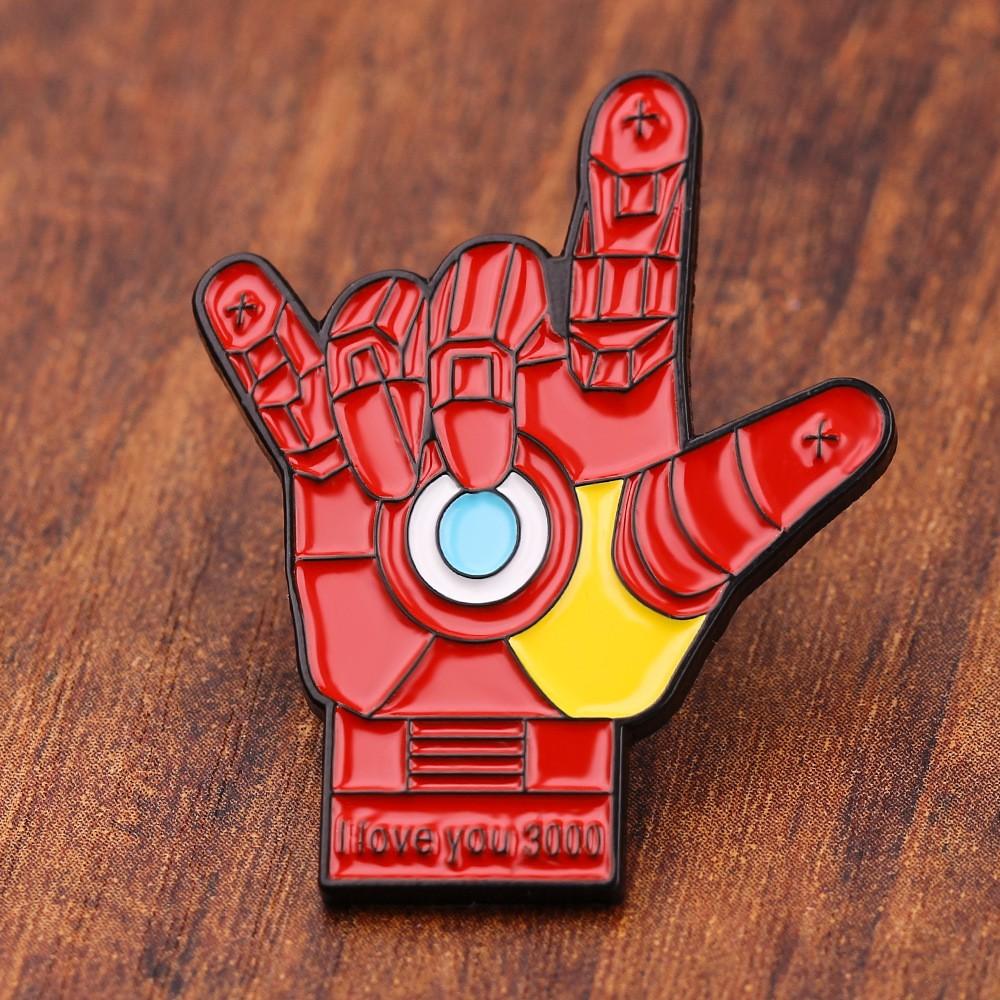 

Мультяшна брошка-пін у вигляді тварини, Мила брошка-пін One Size червоний