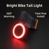USB Rechargeable Bicycle Taillight LED Bike Rear Light with 5 Light Modes for Night Riding Mountain Road Bike Accessories2
