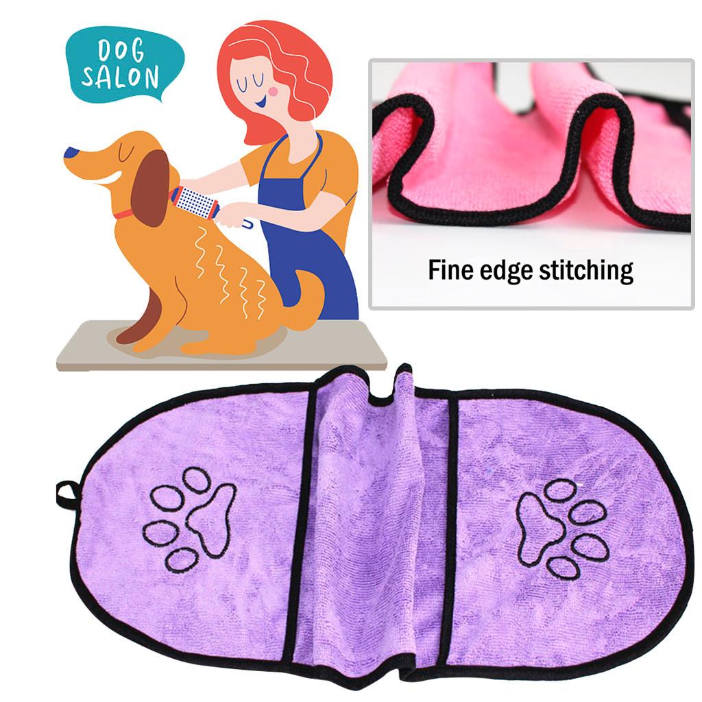 Pet Towel Super Absorbent Quick-drying Machine Washable Bag Cleaning Dog Towel