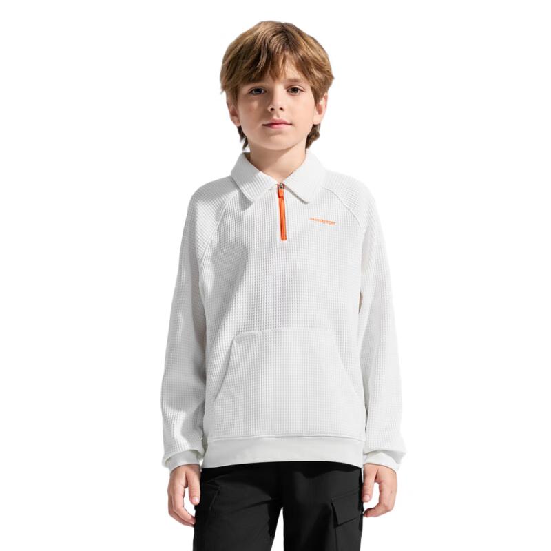 Moodytiger Boys  Breathable Raglan Long Sleeve Polo Shirt 160