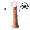 Realistic Simulation Big Dildo with Strap Penis Sex Toy Female Vaginal Anal Masturbator Dick With Suction Cup for Women Massage