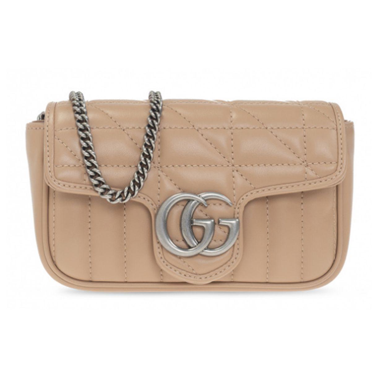 

Gucci GG Marmont Super Mini Сумка Камелія Жіночі сумки Коричневий 476433-DTD5N-2754 Basic Set (Bag+Dust Bag)