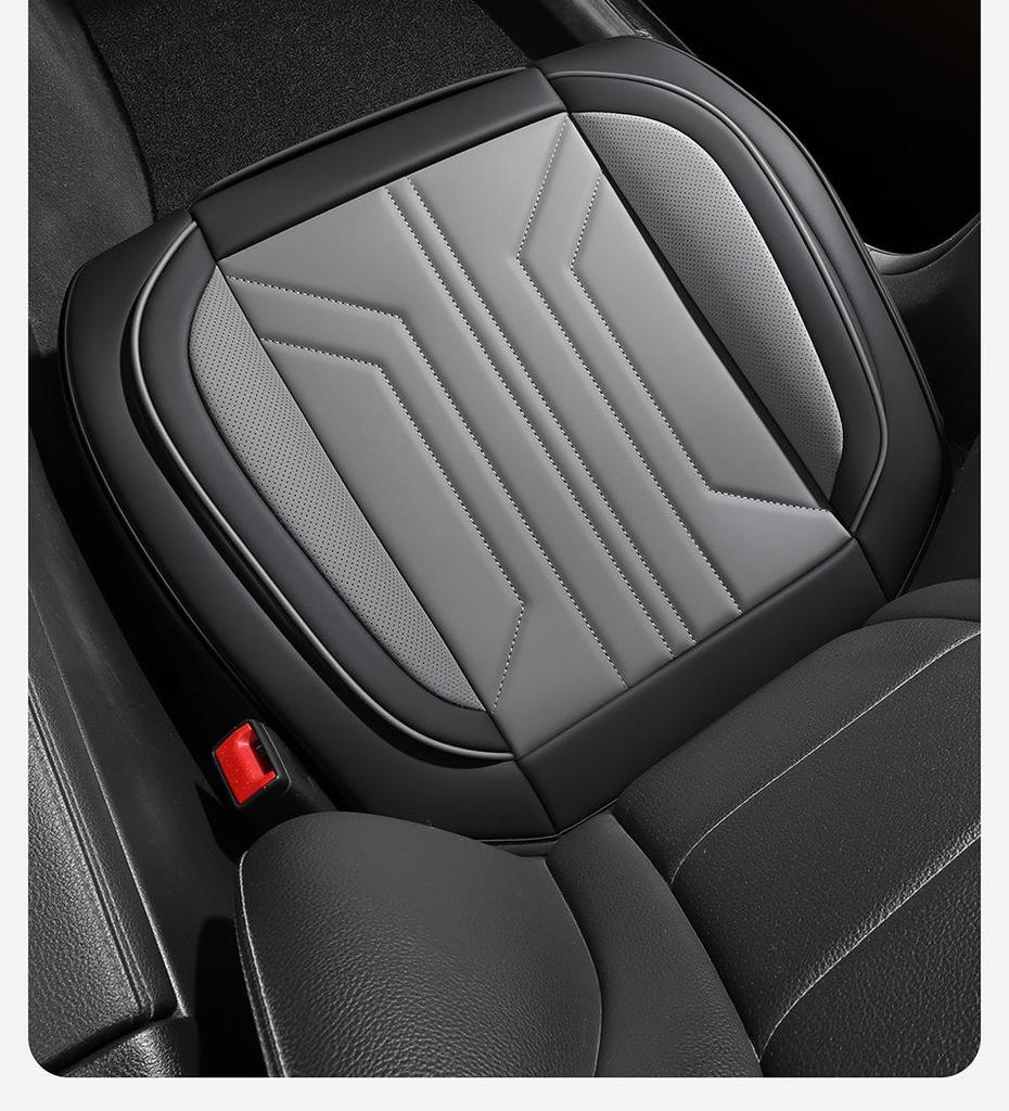 Universal All-Season Leather Car Seat Cushion for SUVs, Off-Road, Sedans, and Trucks