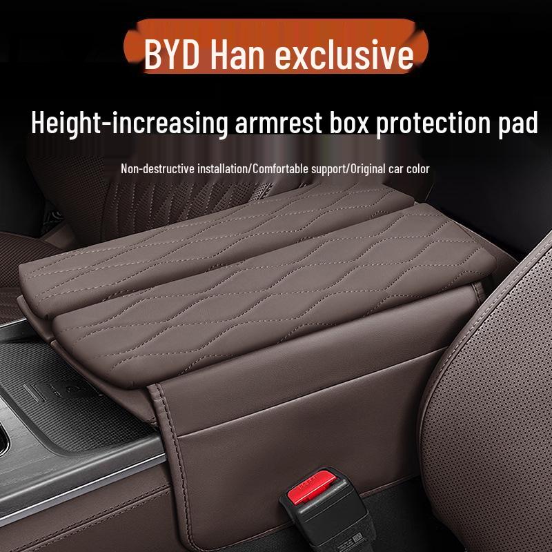 BYD Han Armrest Box Heightening Pad & Storage Bag Cover for Interior Modification