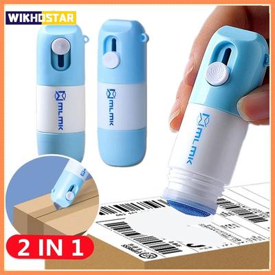 Thermal Paper Eraser Mail Opener 2 In 1 Correction Fluid with Knife Anti Peep Identity Information Privacy Protector Eraser