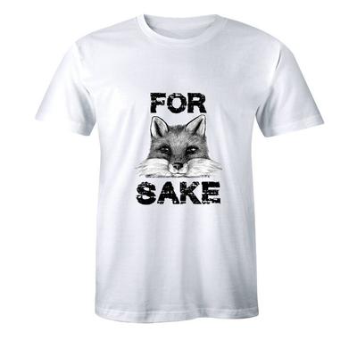 Funny Fox Graphic Tee Cute Animal Lover Humor Rude Joke Men’s Unisex T-Shirt
