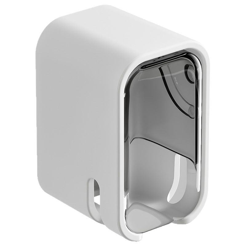 Simple Covered Toothbrush Rack, Dust-proof Wall-mounted Toothbrush Storage Rack, Electric Toothbrush Holder