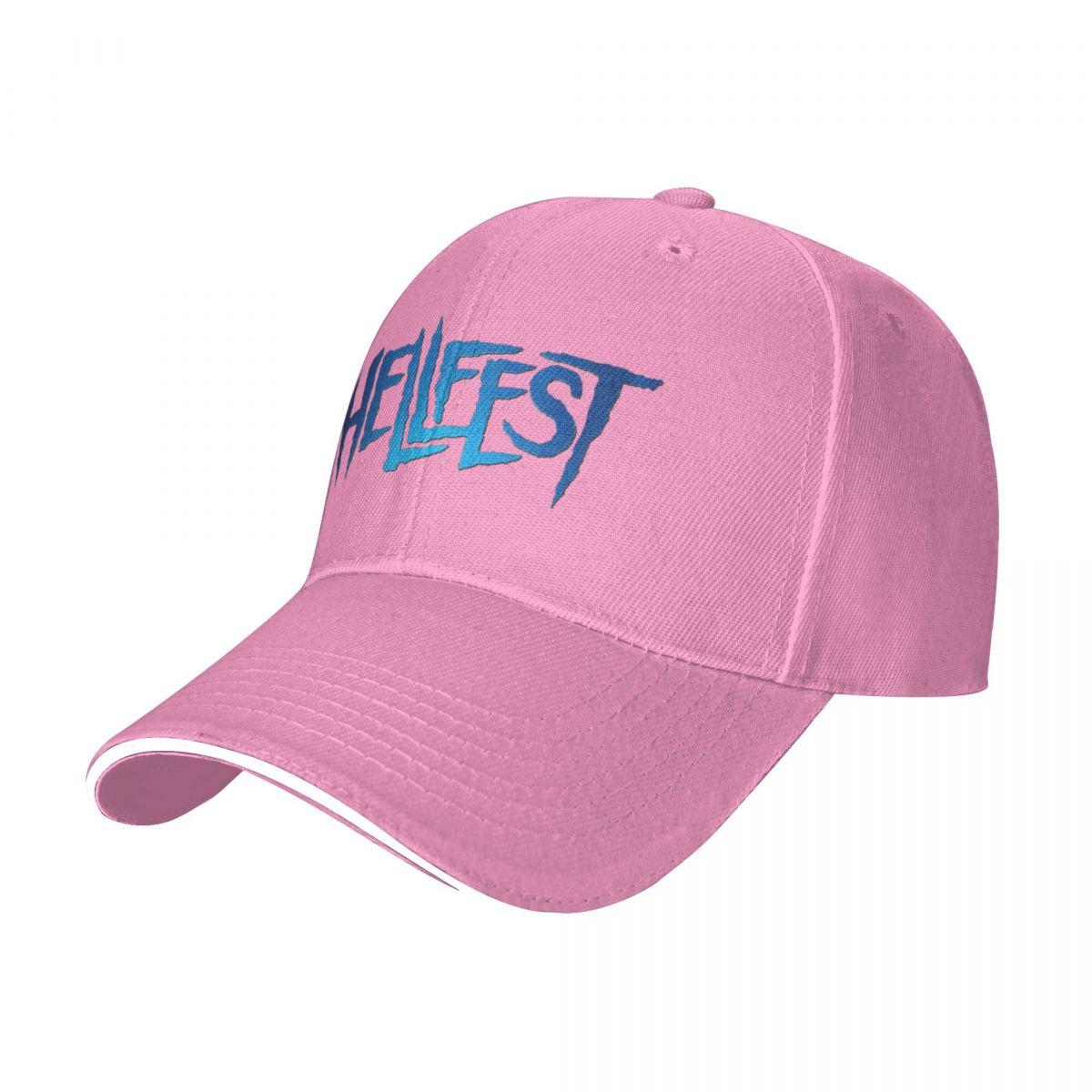 

Blue Hellfest Letters Sport Baseball Caps Women Personalized Male Beach Sunscreen Hat Hip Hop Trucker Cap One Size