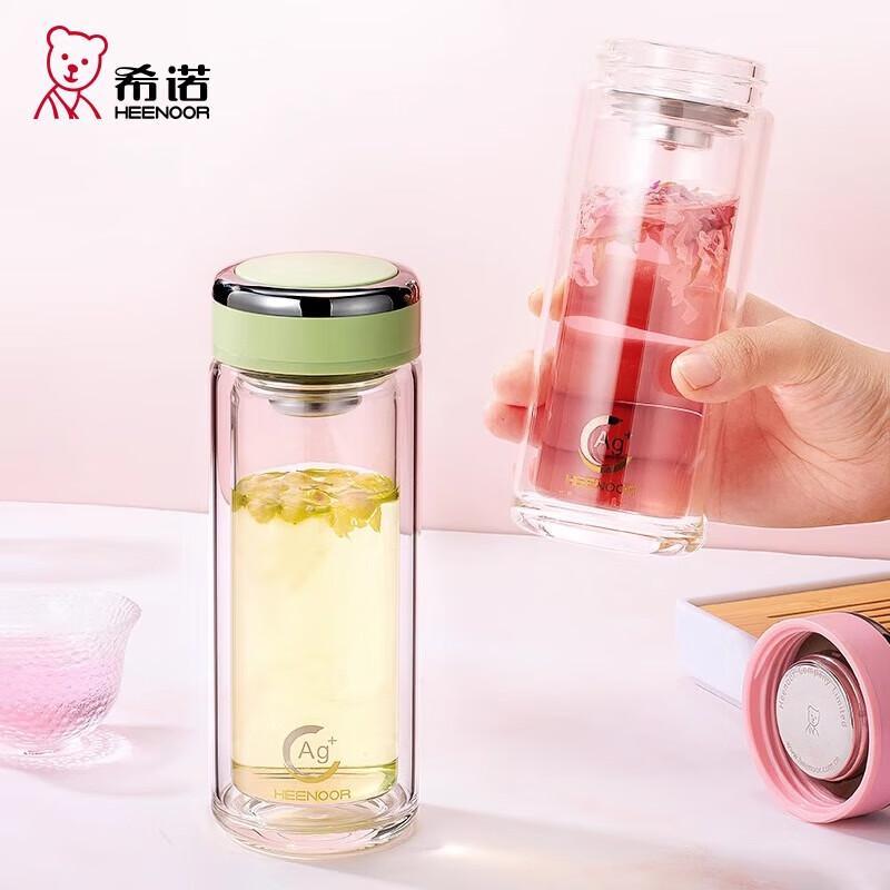 Xingnuo Double Wall Borosilicate Glass Tea Infuser Bottle
