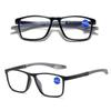 Square Sport Reading Glasses Ultralight Anti-blue Light Presbyopia Eyeglasses Unisex Far Sight Optical Eyewear Diopters 1.0~4.0
