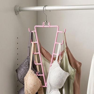 2Pcs Rotatable Metal V Shaped Hanger Wall Mounted Wardrobe Clothes Organizer  Scarf Hanging