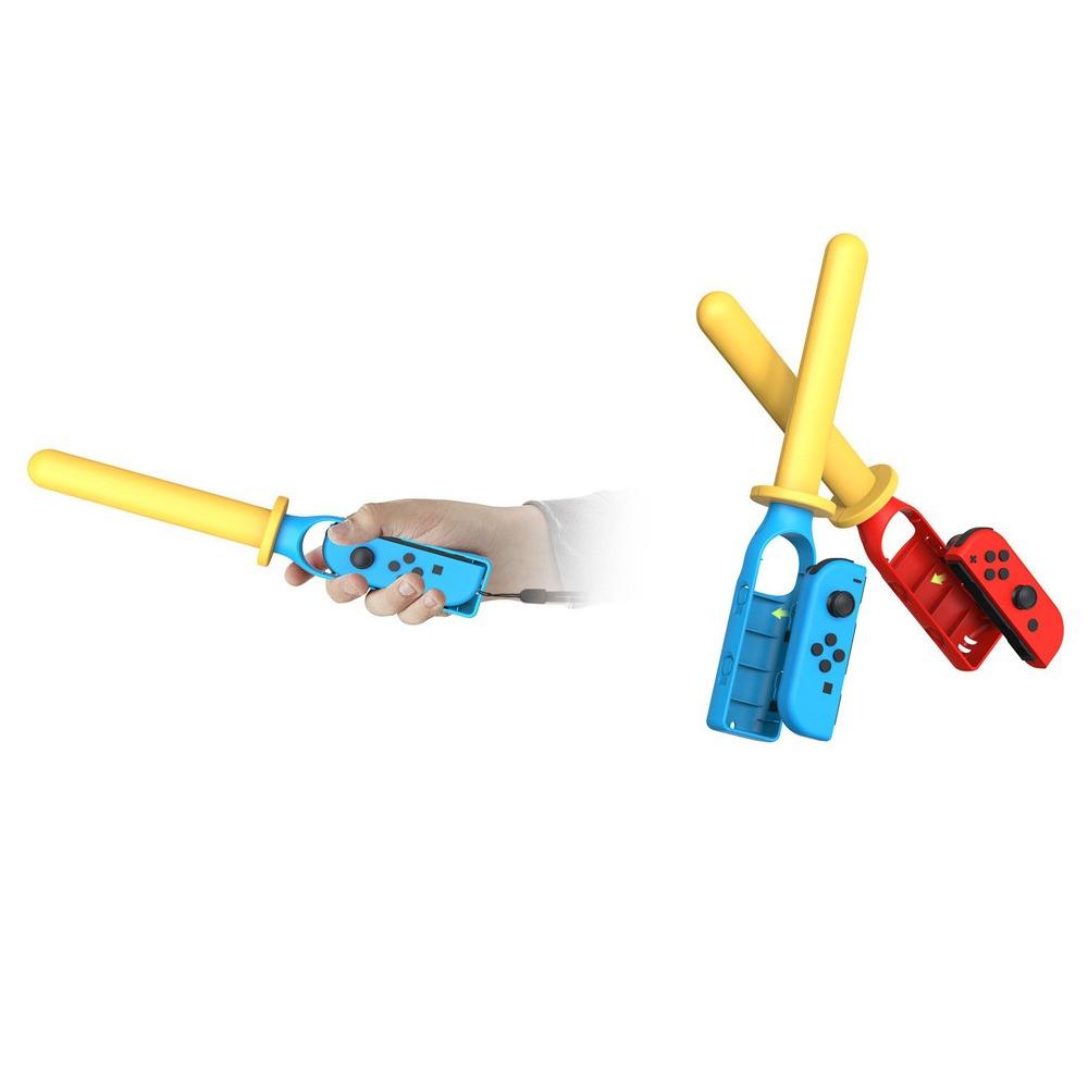 2Pcs Baseball Bat for Nintendo Switch Joy-Con Controller, Baseball Game Controller Accessories Compatible with Nintendo Switch OLED/ Nintendo Switch