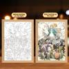 23cm/9.06in Anime Figure Natsume’s Book of Friends Light Painting Photo Frame Night Peripherals Table Top Lamp Collectible Gifts