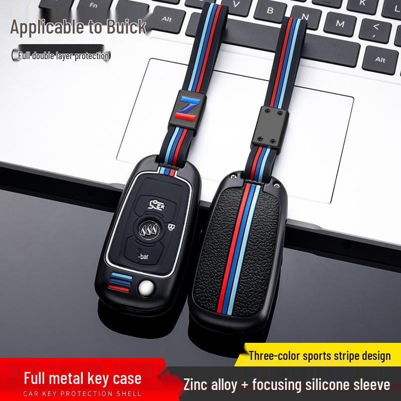 Key Case for Buick: Envision, Encore, Regal, LaCrosse, GL8, Velite 6, Enclave - Protective Shell for Men