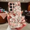Custodia con Motivo Floreale a Cartone Animato Per Samsung Galaxy S26 Ultra S25 Edge S24 Plus S23 FE S22 A17 A54 A55 A56 A57 5G Magnetica Per Magsafe Copertura Opaca